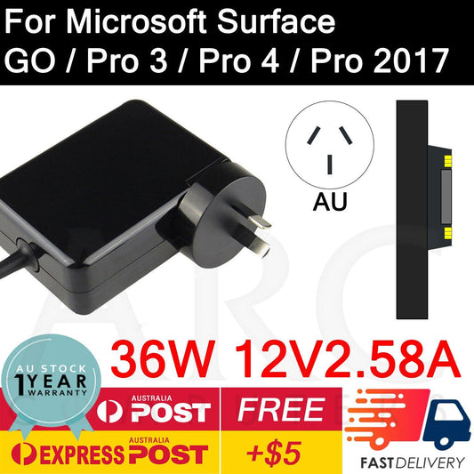 Microsoft Surface Pro 3 Pro 4 Go Pro 2017 Laptop Tablet Charger AC Adapter 36W - BESTA