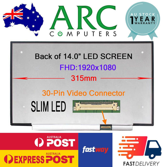 14" LED LCD Screen N140HCR-GQ2 For HP Elitebook 840 G6 M140 VFA R5 Non-Touch - BESTA
