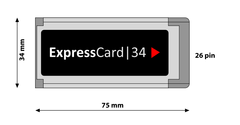 Laptop PC ExpressCard /34 to parrallel DB-25 RS232c ports - BESTA