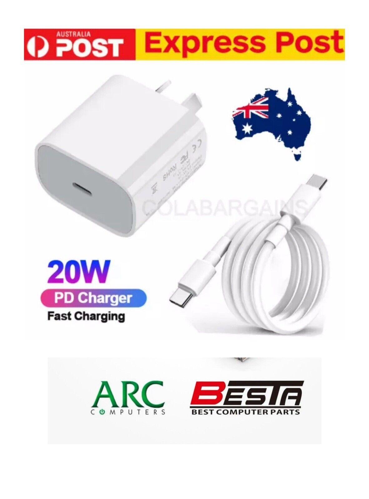 20W USB Type-C Wall Adapter Fast Charger PD Power +2m Type C Charger Cable - BESTA