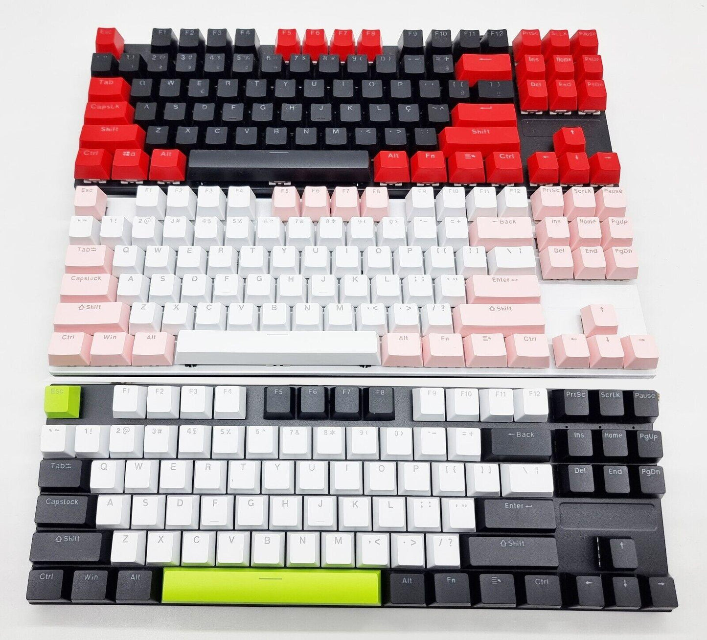 Wired True Mechanical Gaming Keyboard 87 Keys RGB Backlit For PC PS4 - BESTA