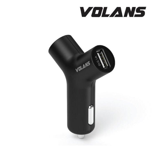 Volans VL-CC02 Dual Port USB Car Charger Cigarette Lighter Charger Port - BESTA