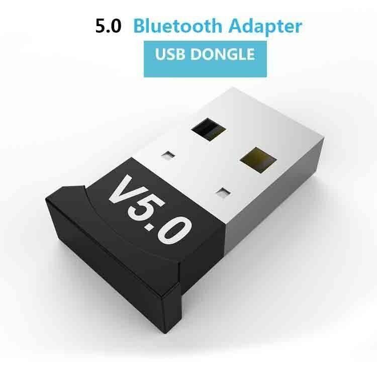 Bluetooth Adapter 5.0 USB Desktop Computer Audio Receiver Dongle NoDriver Needed - BESTA
