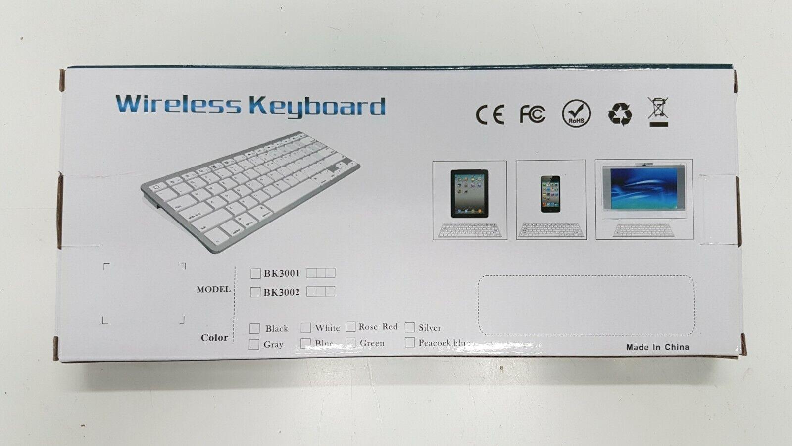 Bluetooth Wireless MiniKeyboard for Office Home Desktop Notebook use AAA Battery - BESTA