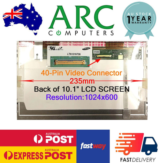 10.1" Samsung LED TFT LCD Screen Display Panel LTN101NT06 WSVGA 40 Pin 1024x600 - BESTA