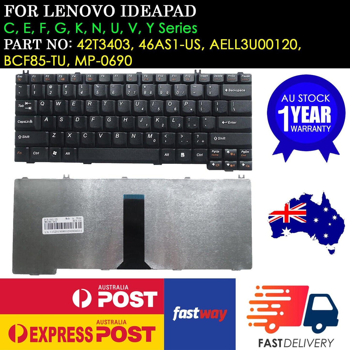 Laptop Keyboard Asus A3A A3H A3E A7 A4000 A7DB F5 PRO50SL G2K M9 X50 Z83 Z91 Z92 - BESTA