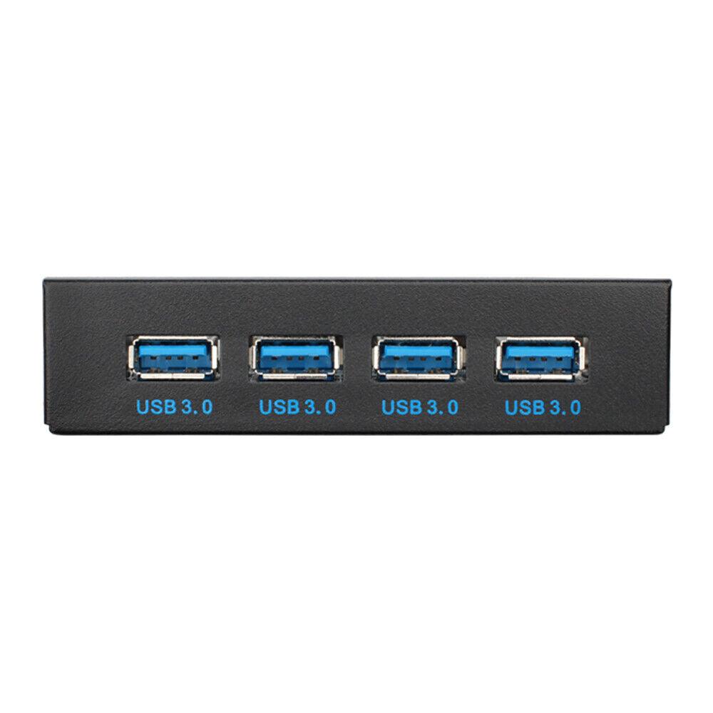 3.5" Bay Front Panel to USB 3.0 4 Port hub 19pin 20Pin Motherboard - BESTA