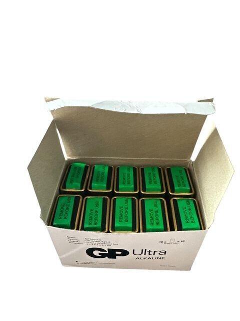 10 x 9 volt battery GP Ultra G-tech - BESTA