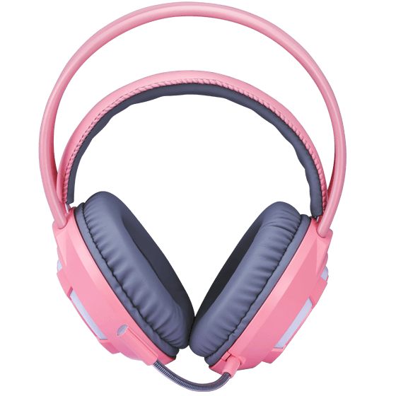 PINK RGB LED Gaming Headset Stereo Surround 7.1 PC Computer Headphone Mic HG8936 - BESTA