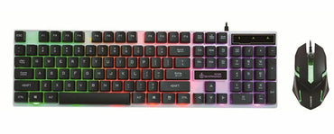 D280 Gaming Keyboard Backlit LED RGB Keycaps Illuminated Keyboard Similar Mechan - BESTA