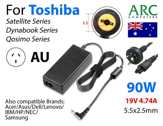 Laptop Power Adapter Charger Toshiba Satellite Pro C875 L870 Dynabook Qosimo - BESTA
