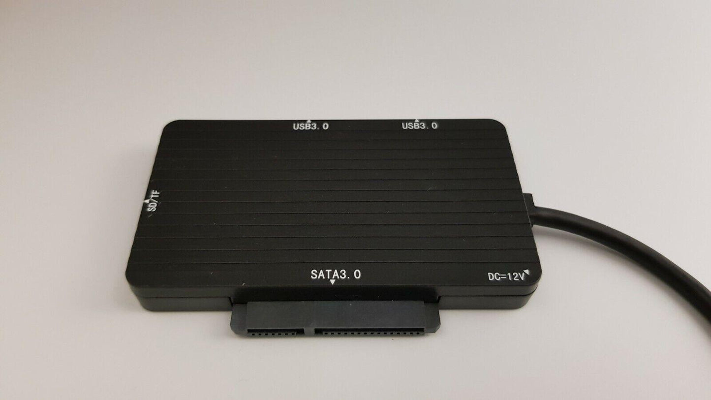USB 3.1 Type-C To Dual USB 3.0 Ports Hub SD/TF SATA Card Reader All In One Combo - BESTA