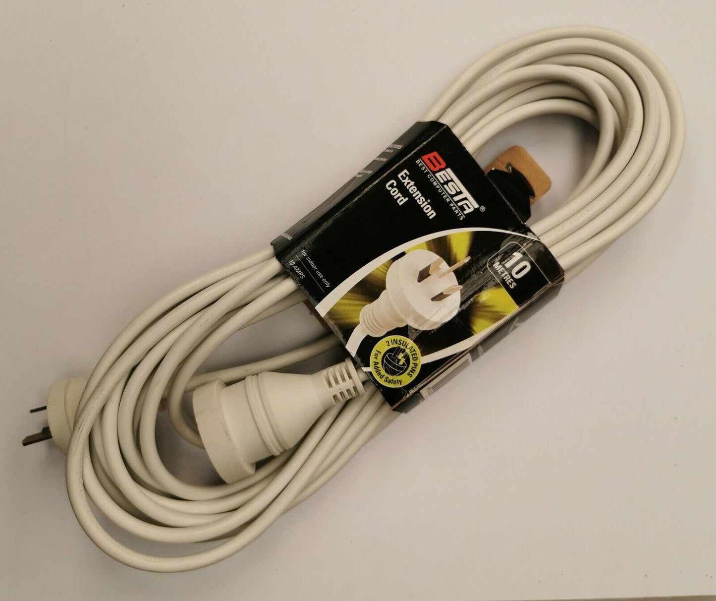 7m 10m Power Extension Cord Lead Cable SAA Approved 10 AMPs load - BESTA