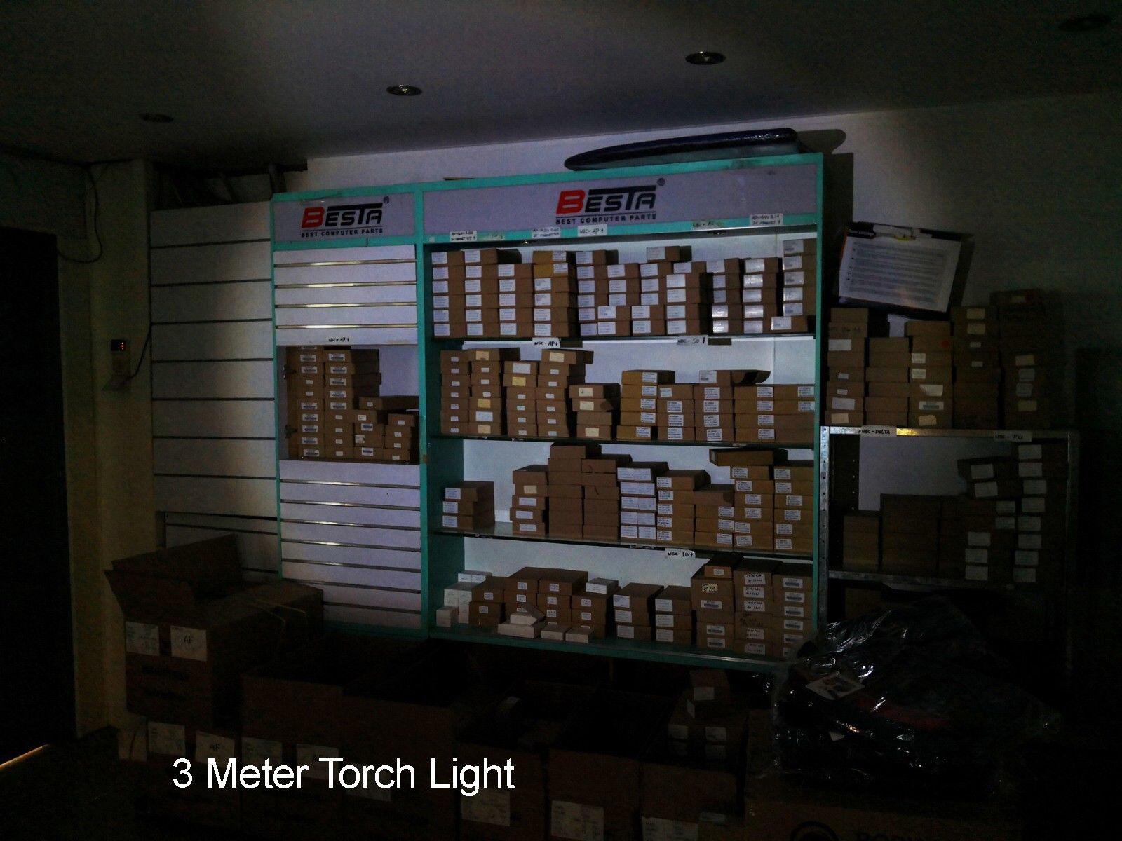 Focus Bright Flashlight Torch 1200LM with free AA battery outdoor camping - BESTA