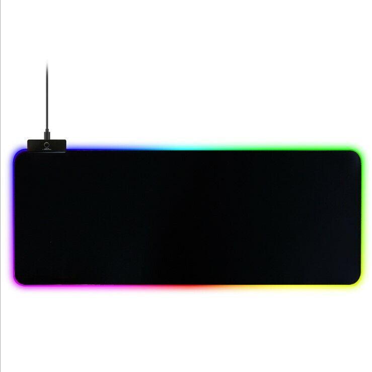 RGB LED Gaming Mousepad with Non-Slip Rubber Base for Laptop Desktop Gaming PC - BESTA