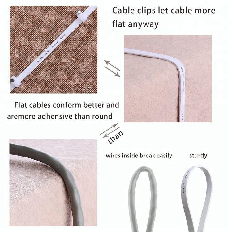 Lenovo CAT6 RJ45 Ethernet Network Flat Colour Cable Patch Lead 1m/2m/3m/5m - BESTA