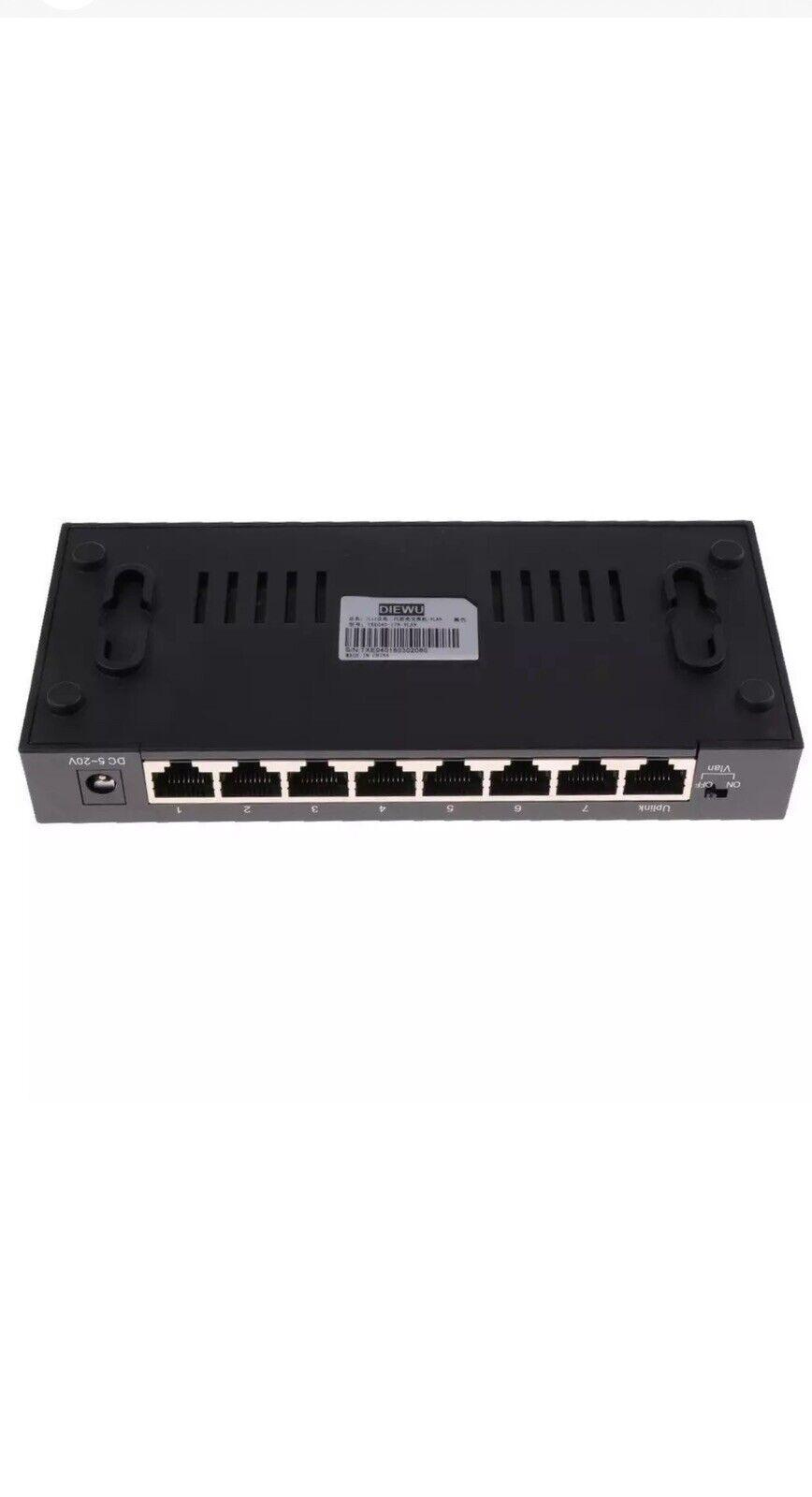 8Port Fast Ethernet Internet Switch VLAN Hub LAN Network Splitter Adapter - BESTA