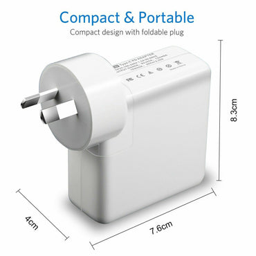 61W USB-C Type-C Laptop Charger Adapter Apple Macbook Pro 13" 2016 2017 A1706 - BESTA