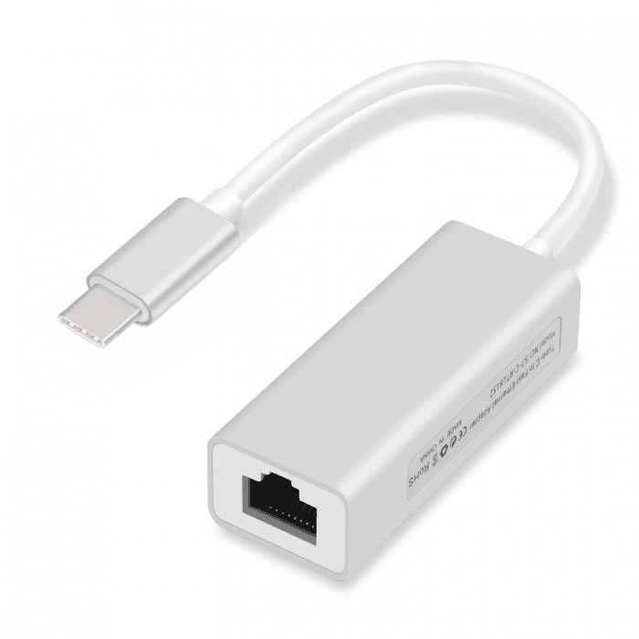 USB-C Type-C to RJ45 Network Gigabit Ethernet Lan Adaptor for PC and Mac - BESTA