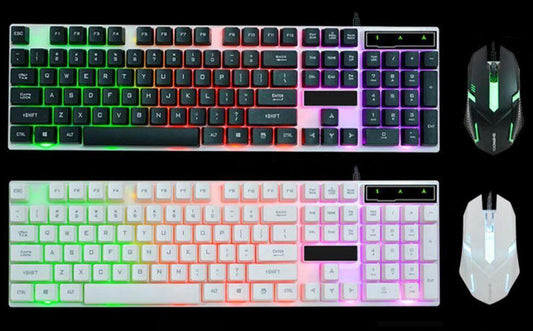 D280 Gaming Keyboard Backlit LED RGB Keycaps Illuminated Keyboard Similar Mechan - BESTA