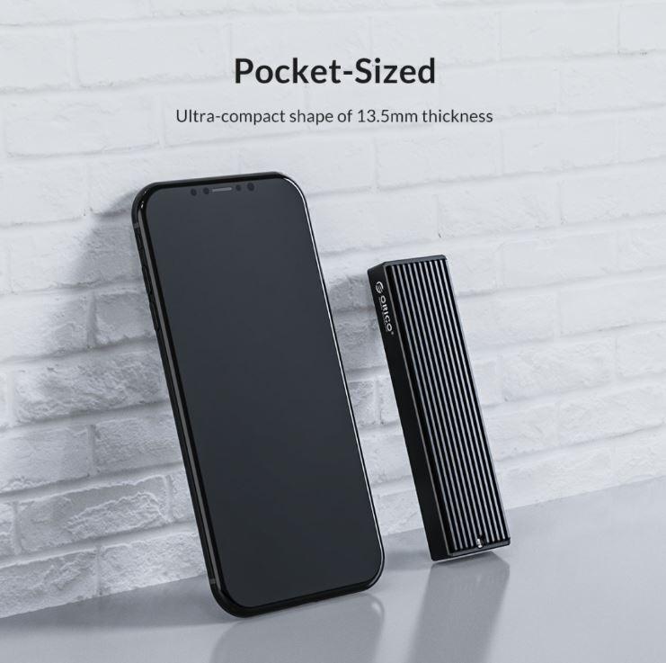 M.2 NGFF (B-Key) SSD To USB3 Type-C Adapter 5 Gbps Gen 2 ORICO support 2TB - BESTA