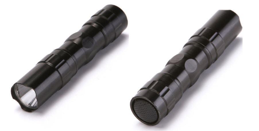 Focus Bright Flashlight Torch 1200LM with free AA battery outdoor camping - BESTA