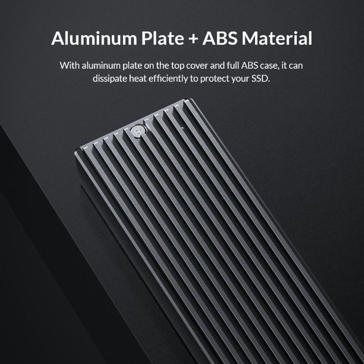 M.2 NGFF (B-Key) SSD To USB3 Type-C Adapter 5 Gbps Gen 2 ORICO support 2TB - BESTA