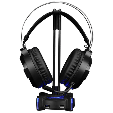 USB 3.0 4 Port Hub RGB Gaming Headset / Headphone Stand 300MB/s - BESTA