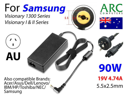 Laptop Power Adapter Charger For Samsung Visionary 1300 Visionary I Visionary II - BESTA