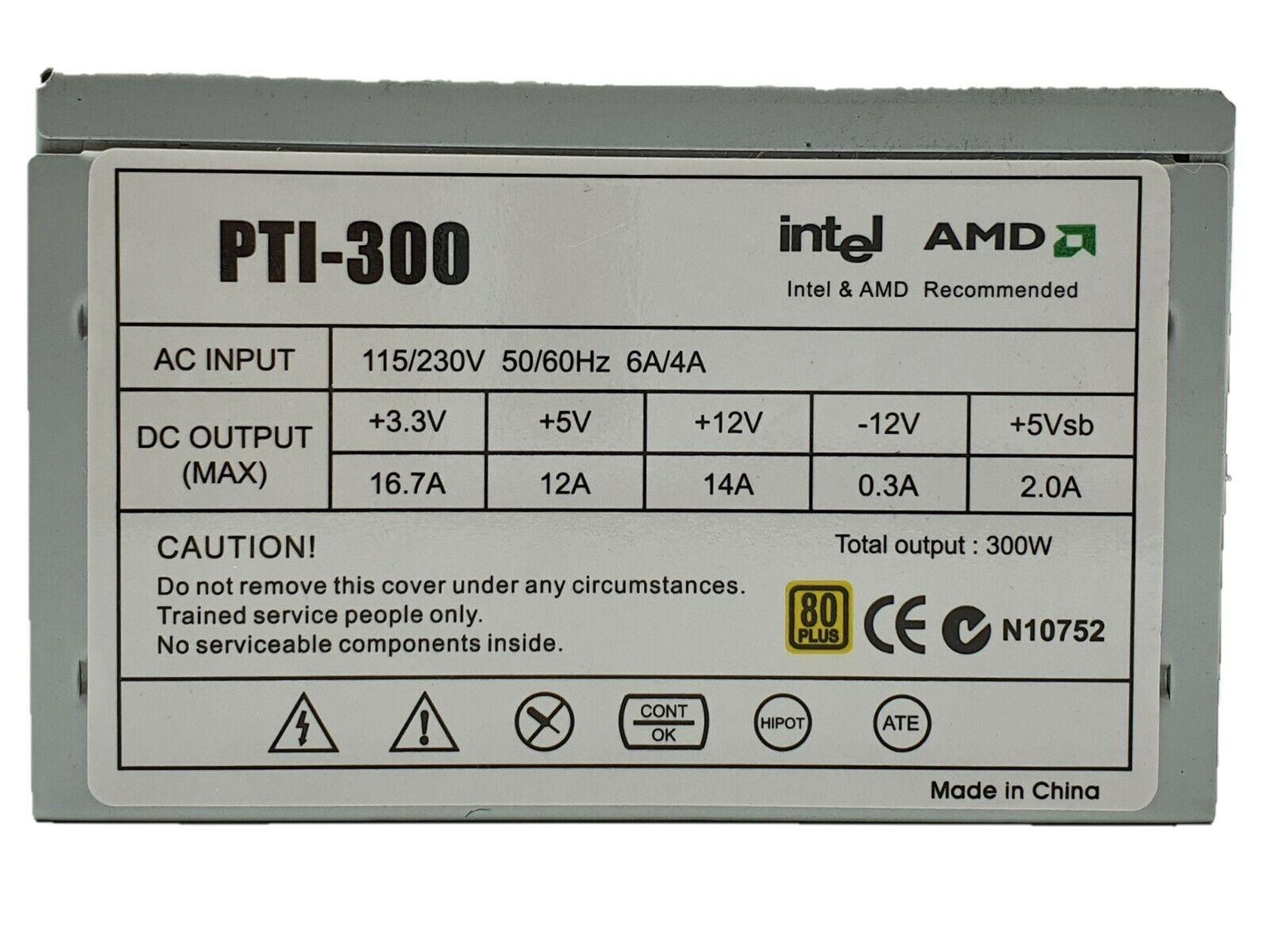 300W SFX Micro ATX Case Power Supply Silent Fan PSU Desktop Computer PC - BESTA