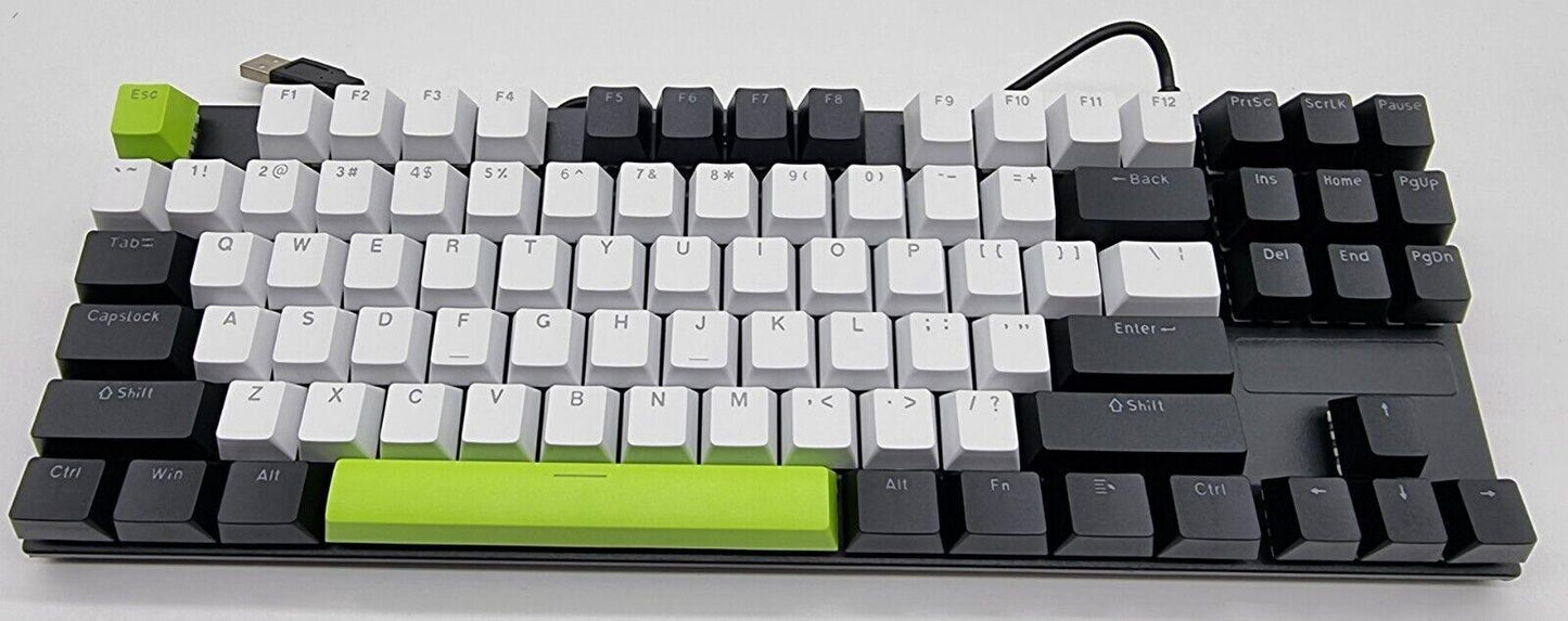 Wired True Mechanical Gaming Keyboard 87 Keys RGB Backlit For PC PS4 - BESTA