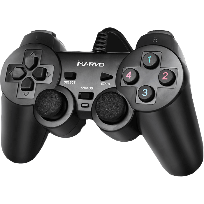 Marvo GT-006 USB Plug & Play Wired Vibration Gamepad for PC - BESTA