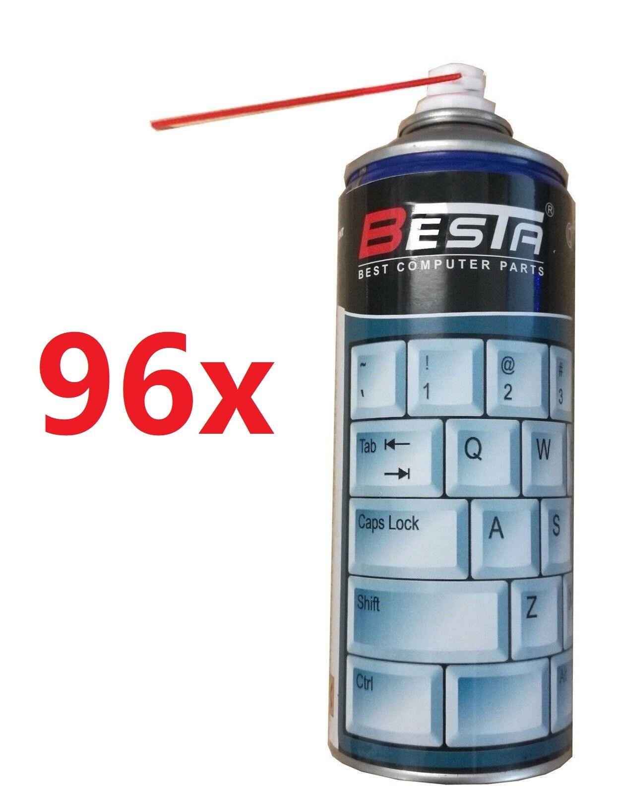 25x 50x 100x Wholesale Compressed Air Duster Can 400ml for Laptop PC Keyboard - BESTA