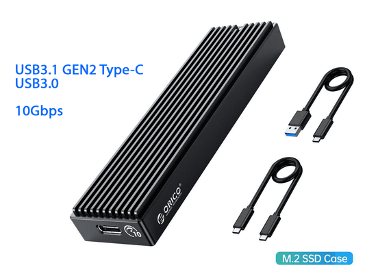 M.2 NVMe SSD To USB3 Type-C Adapter Enclosure 10 Gbps Gen 2 support 2TB - BESTA