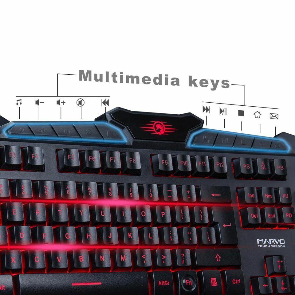 Marvo Scorpion K636 gaming keyboard 1ms response USB wired - BESTA
