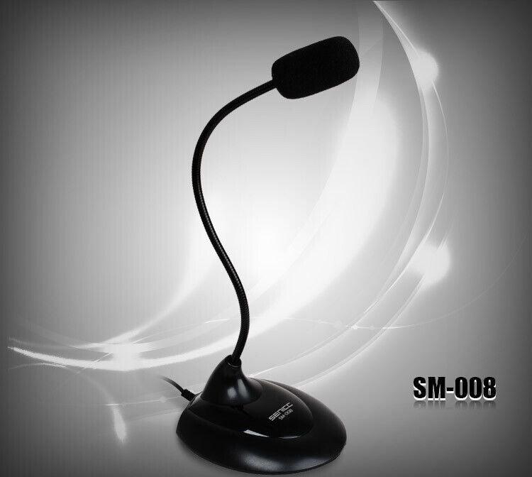 Somic Desktop Microphone 3.5mm Wired Plug and Play Speech Chat for Laptop PC - BESTA