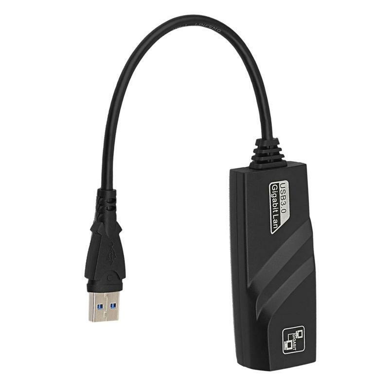 USB 3.0 To RJ45 Gigabit 100/1000Mbps Ethernet Adapter Network Lan Card PC Mac - BESTA