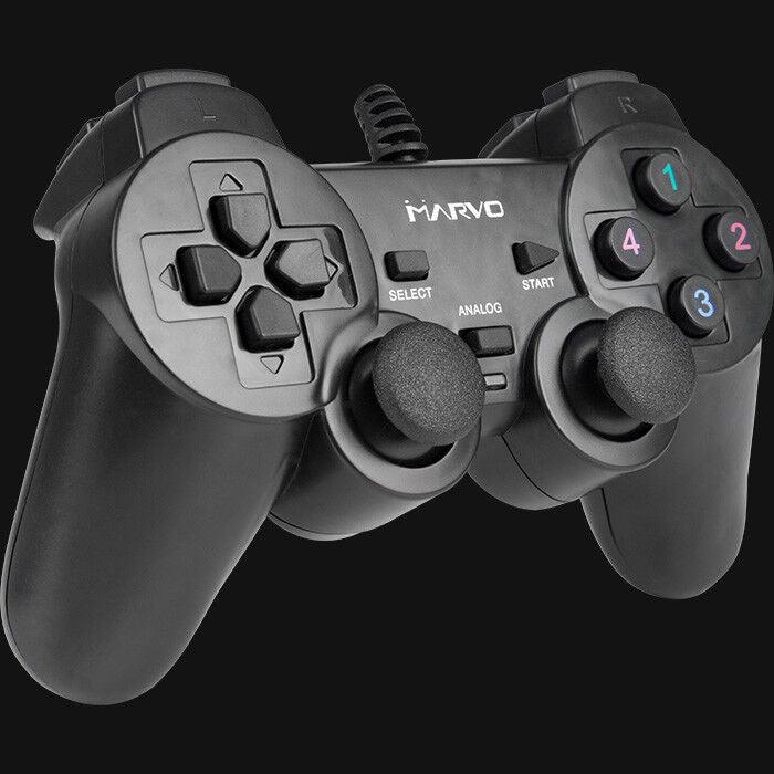 Marvo GT-006 USB Plug & Play Wired Vibration Gamepad for PC - BESTA