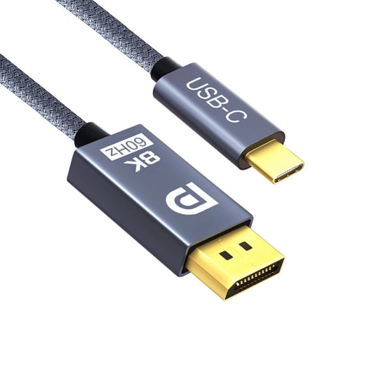 8K 60Hz USB-C to Displayport 1.4 Cable 1M USB 3.1 Type C to DP W/ PD Charging