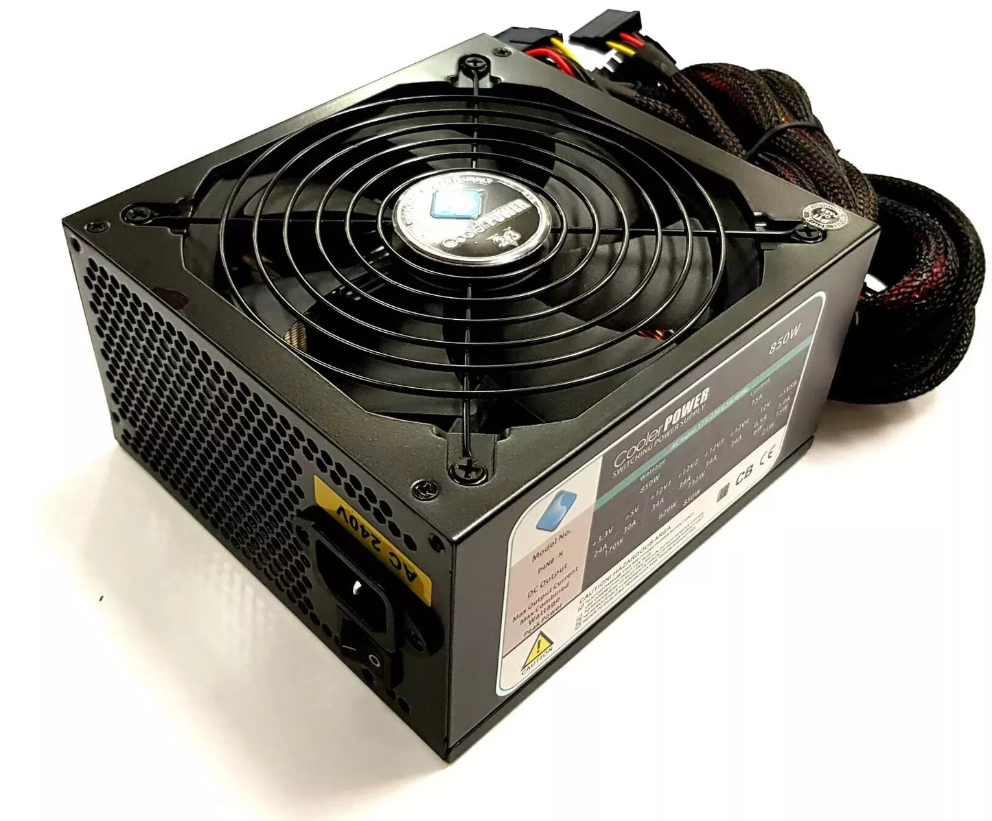 850W ATX Cooler EXTREME Power Supply Silent Fan PSU Desktop Computer PC Gaming