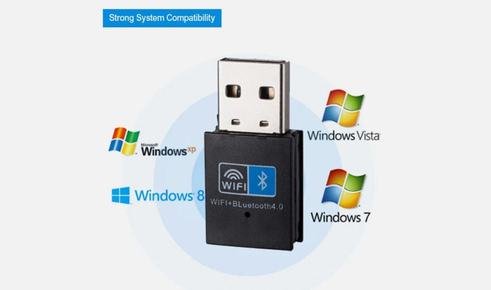 Wireless WiFi Bluetooth Adapter 150Mbps USB 2.4G Bluetooth V4.0 Dongle wifJL - BESTA