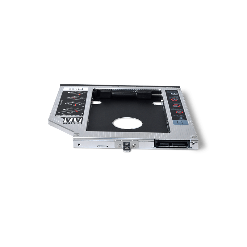 2nd HDD Caddy 9.0mm 9.5mm 12.7mm 2.5" HDD SATA Adapter For Laptop CD/DVD-ROM - BESTA