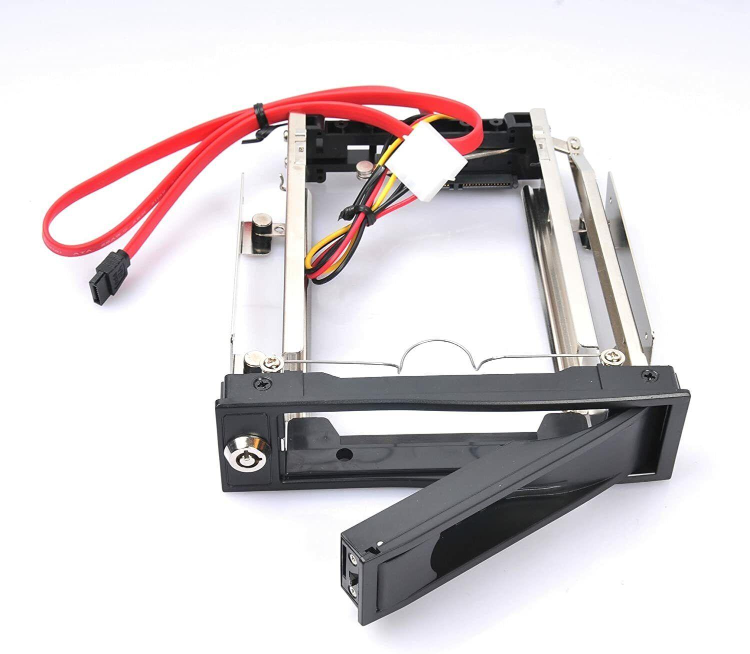 3.5" SATA II HDD ROM HARD DRIVE DISK ISWAP 1000 AULMINUM MOBILE RACK - BESTA