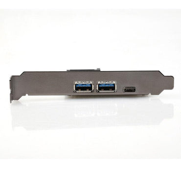 PCIe PCI Express USB 3.0 Type A USB 3.0 Type C USB-C Card Low Profile Bracket - BESTA