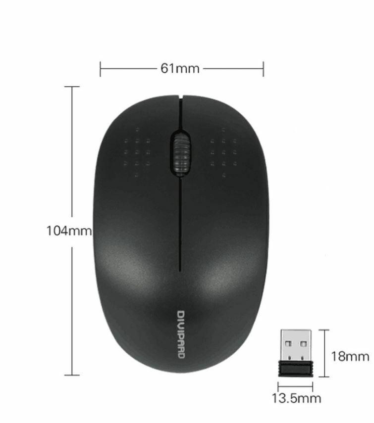 2.4GHz Wireless Mouse for Business Computer Notebook Office Energy Saving - BESTA