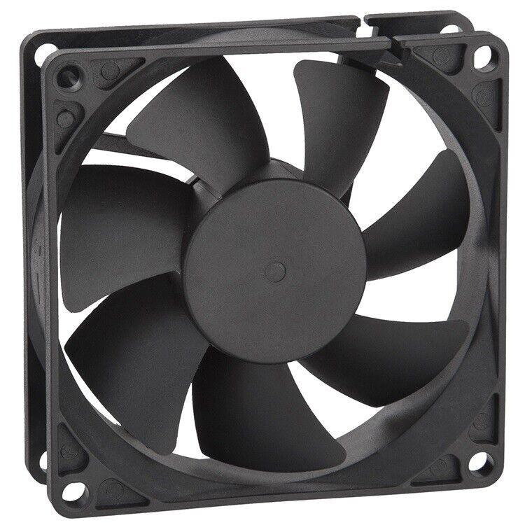 Case Fan 12V DC 80mm PC Case Fans small 2-pin Computer Cooling Fan 25mm Thick - BESTA