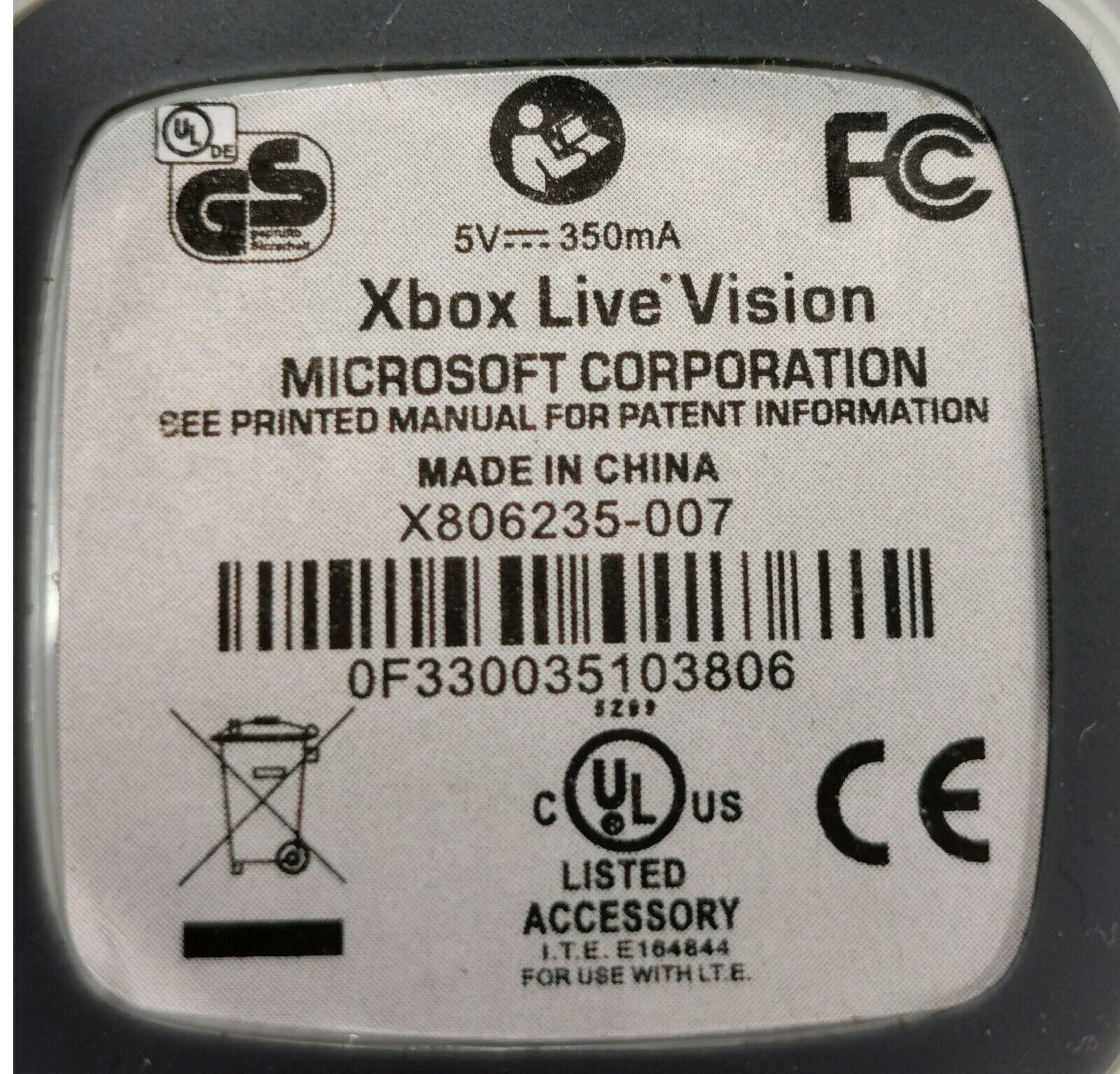 Microsoft Xbox Live Vision USB 2.0 Webcam for PC and Macbook - BESTA