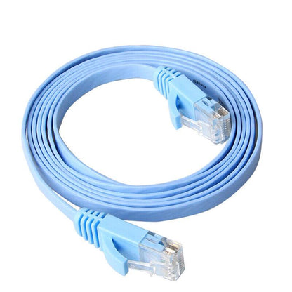 Lenovo CAT6 RJ45 Ethernet Network Flat Colour Cable Patch Lead 1m/2m/3m/5m - BESTA
