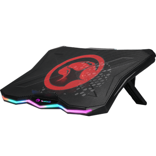 RGB LED Scorpion Gaming 17” LAPTOP COOLING PAD FAN STANDMARVO FN-40 - BESTA