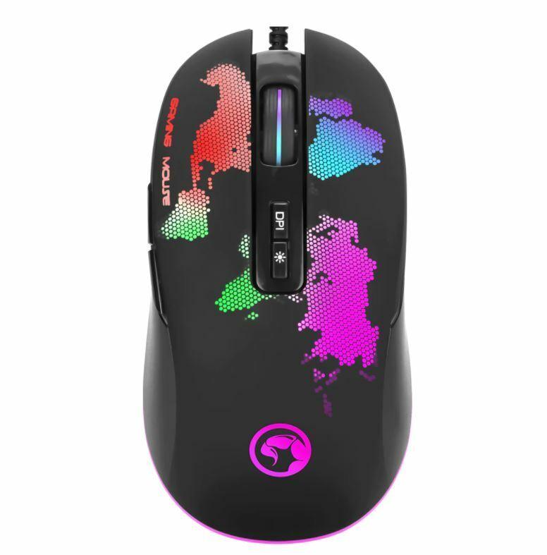 4800 DPI RGB Backlit Wired USB Gaming Mouse Buttons Optical Rainbow Backlight - BESTA